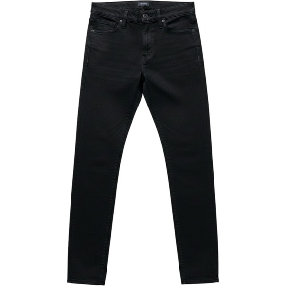 Hudson Denim - Hudson Skinny Jeans Women 27 Black Cotton Lyocell Stretch Made in USA Casual